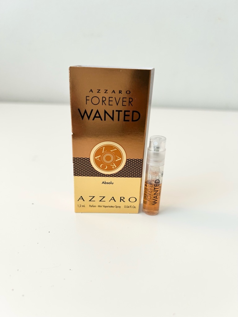 🌸AZZARO Forever Wanted Absolu Parfum Vial Spray Sample 1.2 mL